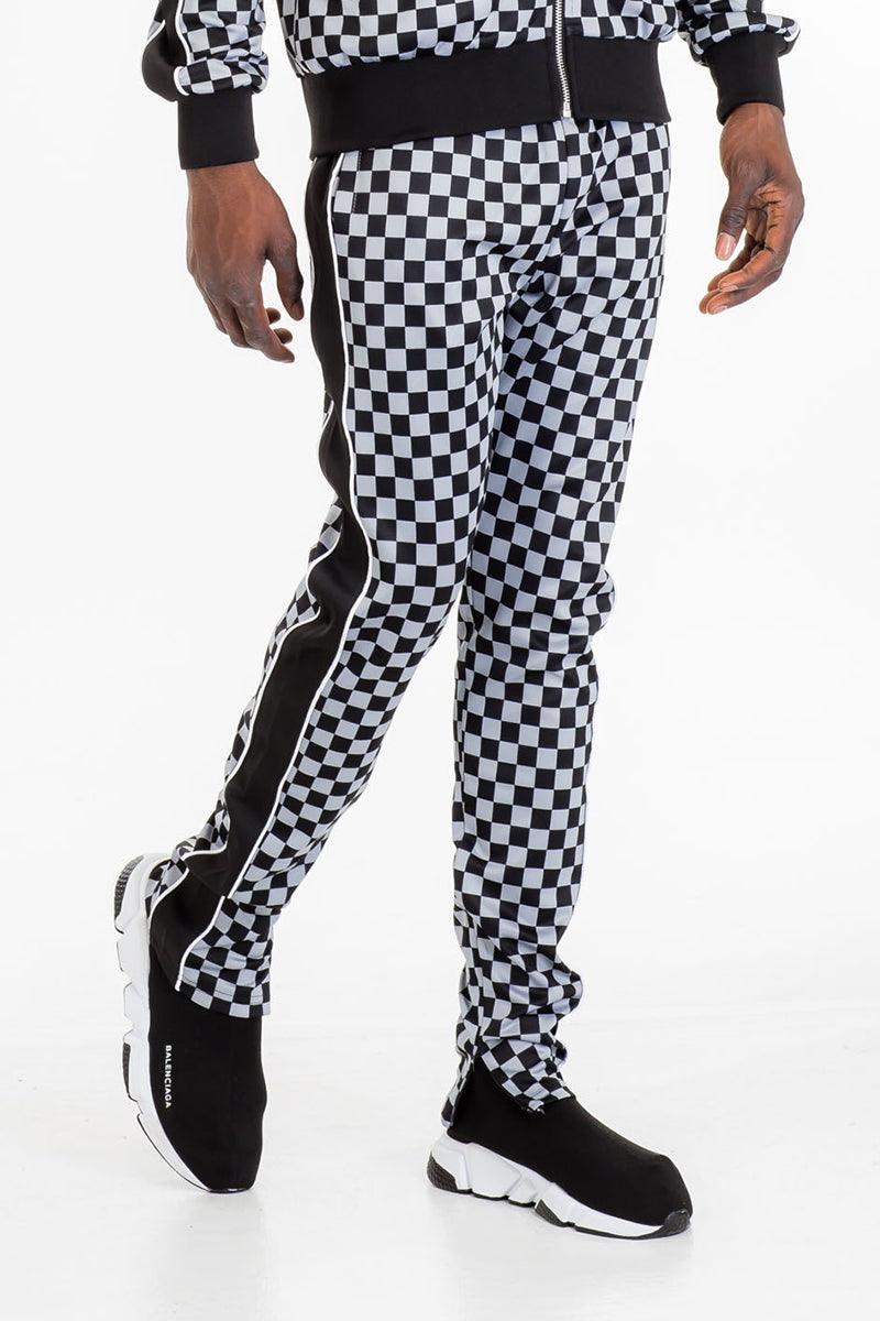 Jura Checkered Track Pants - Brand My Case