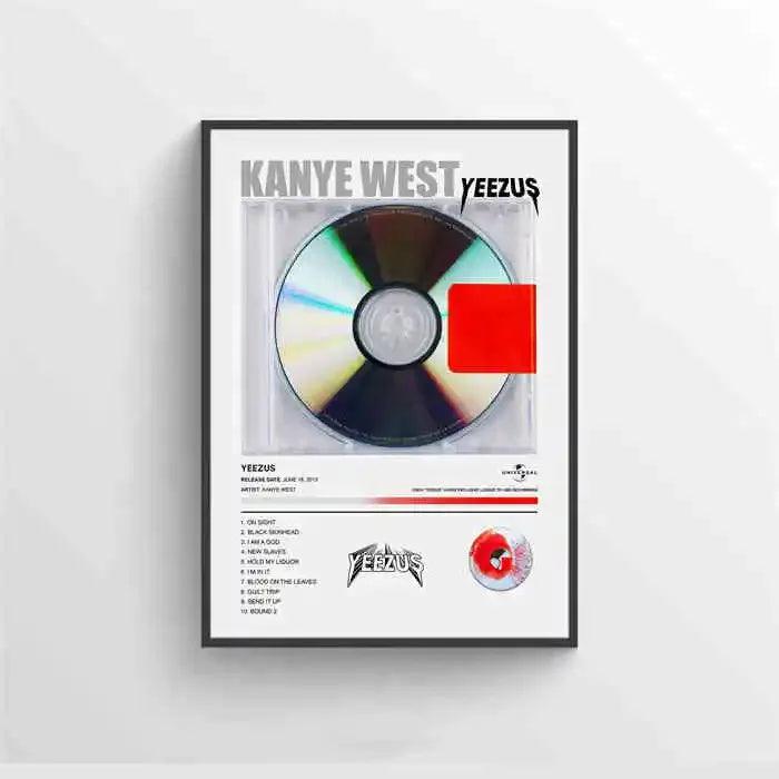 Kanye West Rap Poster - Hip Hop Album Art - Nordic Wall Decor Painting - Brand My Case