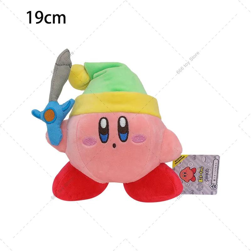 Kawaii Anime Star Kirby Sword Kirby Stuffed Peluche Plush High Quality Cartoon Toys Great Christmas Birthday Gift For Children - Brand My Case