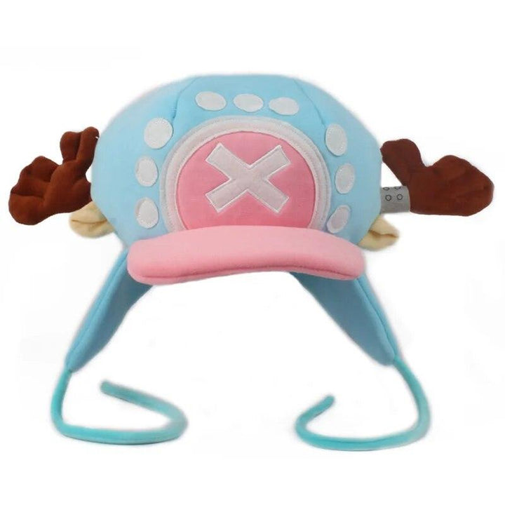 Kawaii Japanese Anime One Piece plush toys cosplay Tony Chopper plush cotton hat warm winter hat cartoon cap for children gift - Brand My Case