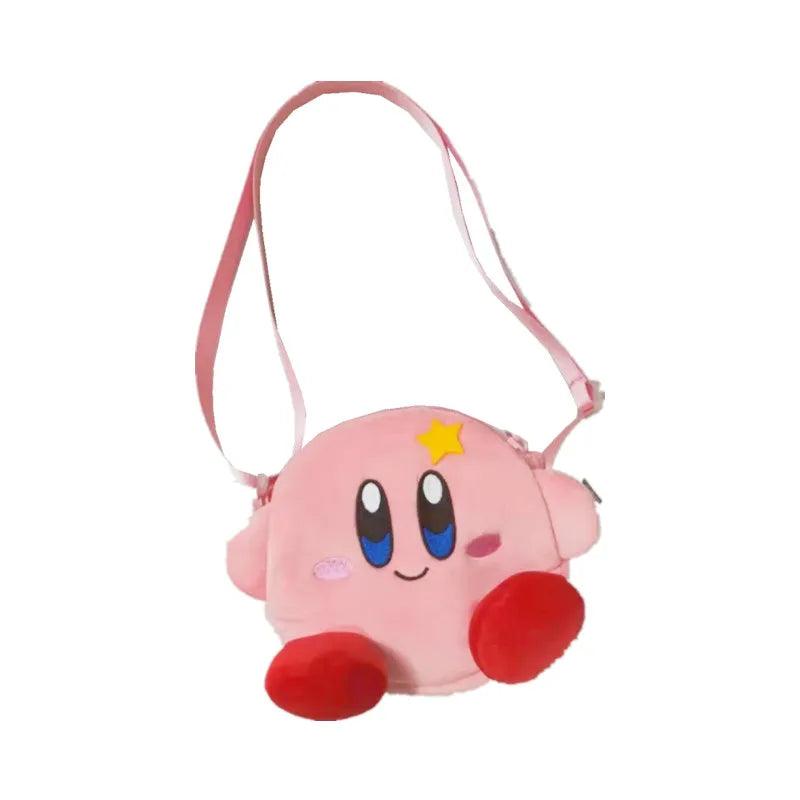 Kawaii Kirby Plush Toy Hand Bag Cartoon Star Kirby Messenger Bag Plush Toy for Girls Birthday Gifts - Brand My Case