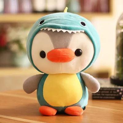 Kawaii Plush Toy Penguin Turn To Dinosaur Frog Unicorn Bee Stuffed Doll Cartoon Animal Birthday Christmas Gift for Kids Children - Brand My Case