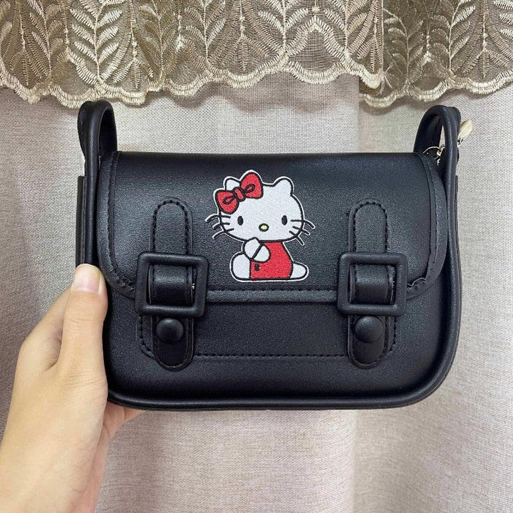 Kawaii Sanrio Kuromi Cambridge Bag Net Red with The Same Bag All-match Underarm Bag Shoulder Bag Japan and South Korea Gift - Brand My Case