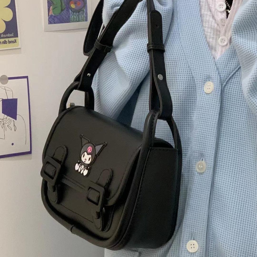 Kawaii Sanrio Kuromi Cambridge Bag Net Red with The Same Bag All-match Underarm Bag Shoulder Bag Japan and South Korea Gift - Brand My Case