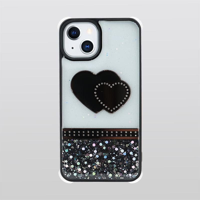 KIKO Glitter Jewel Diamond Armor Phone Case Cover for iPhone 13 Mini - Brand My Case