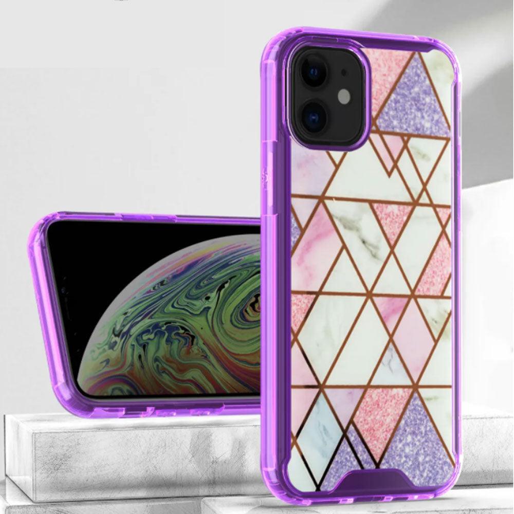 KIKO Marble Design Bumper Edge Protection Case for iPhone 13 Pro Max - Brand My Case