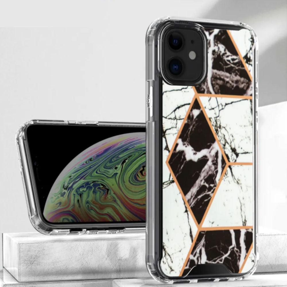 KIKO Marble Design Bumper Edge Protection Slim Case for iPhone 13 - Brand My Case