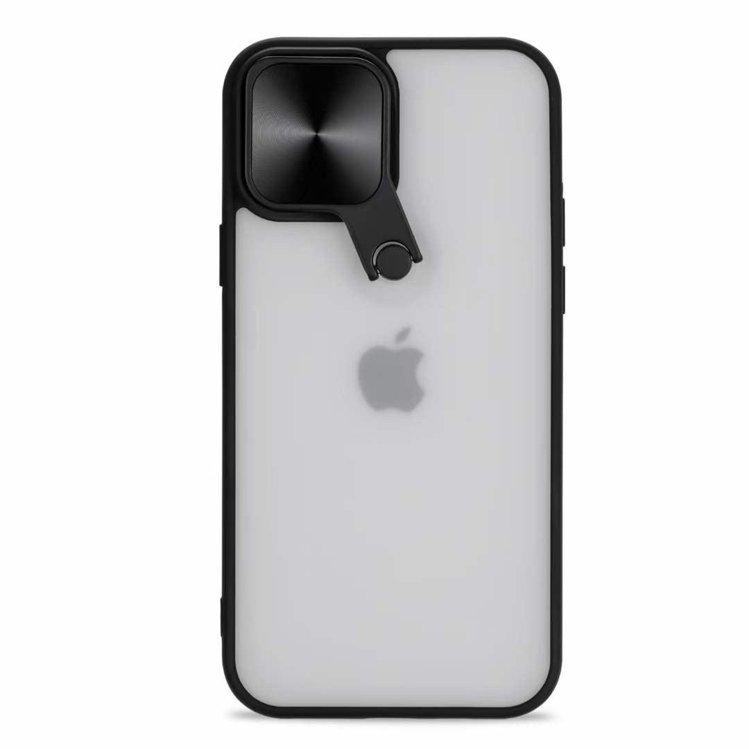 KIKO Selfie Camera Lens Protection Case with Stand for Apple iPhone 13 - Brand My Case