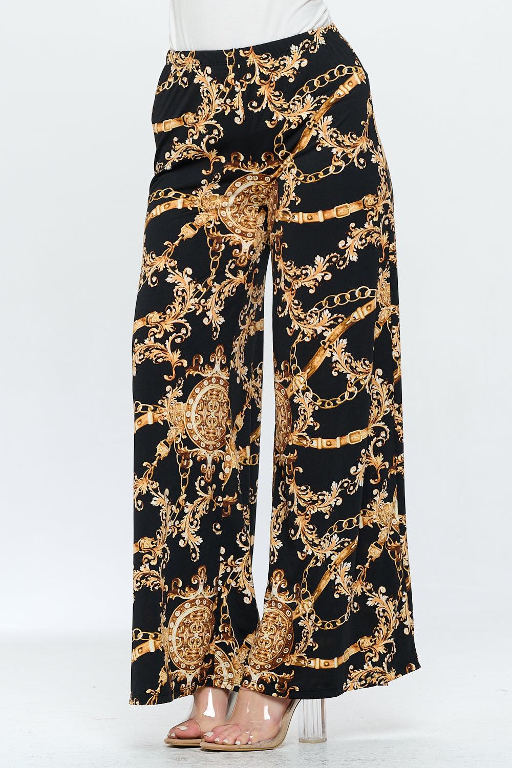Knitted Palazzo pants in Venezia chain - Brand My Case
