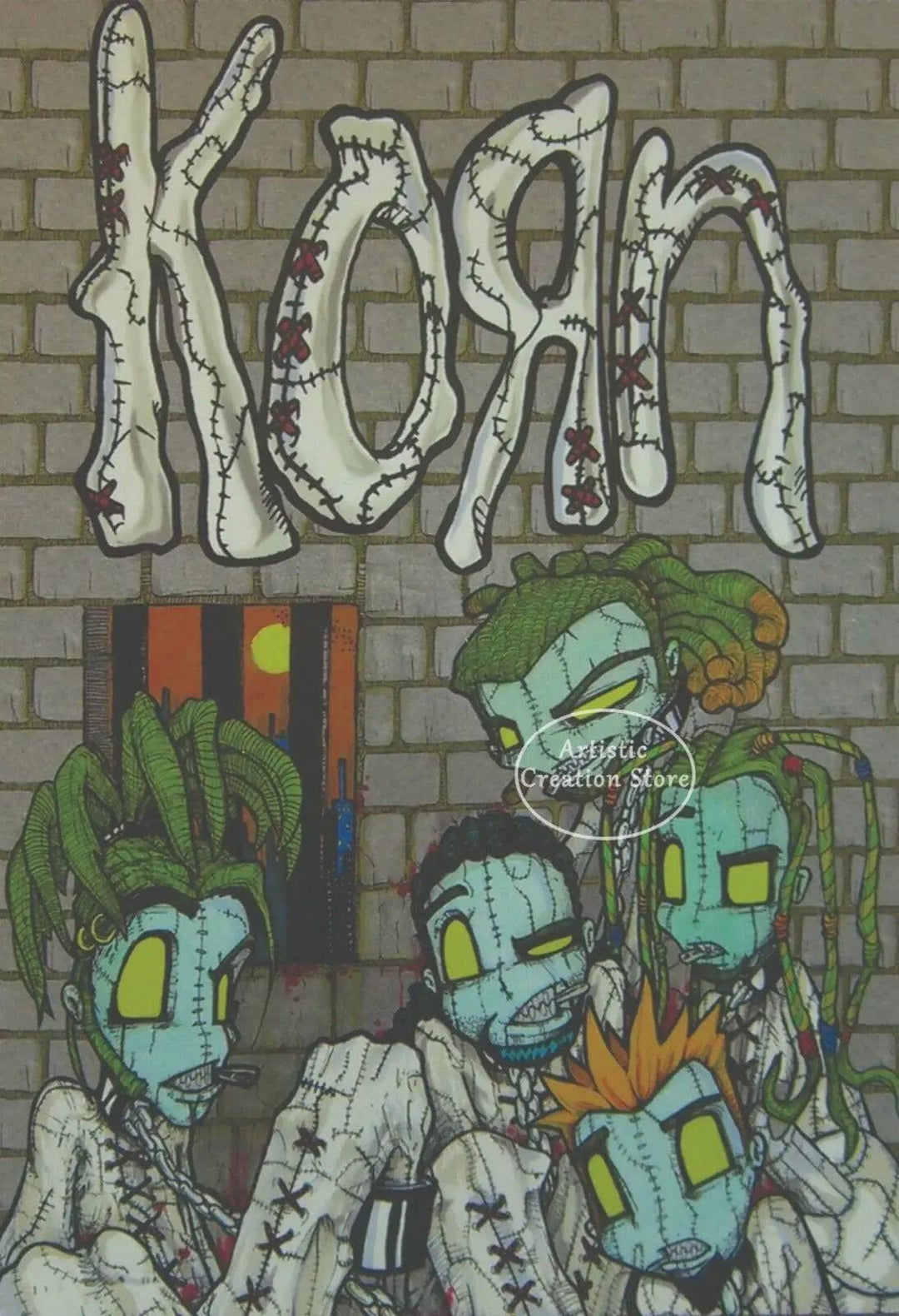 Korn Band Music Posters - Rock Wall Art - Modern Room Decor - Brand My Case