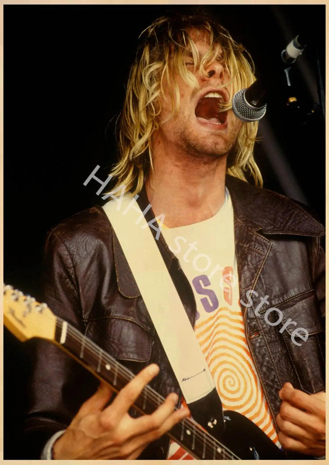 Kurt Cobain Music Posters - Vintage Rock Wall Decor - Brand My Case