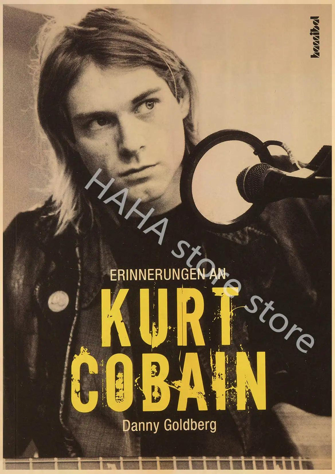 Kurt Cobain Music Posters - Vintage Rock Wall Decor - Brand My Case