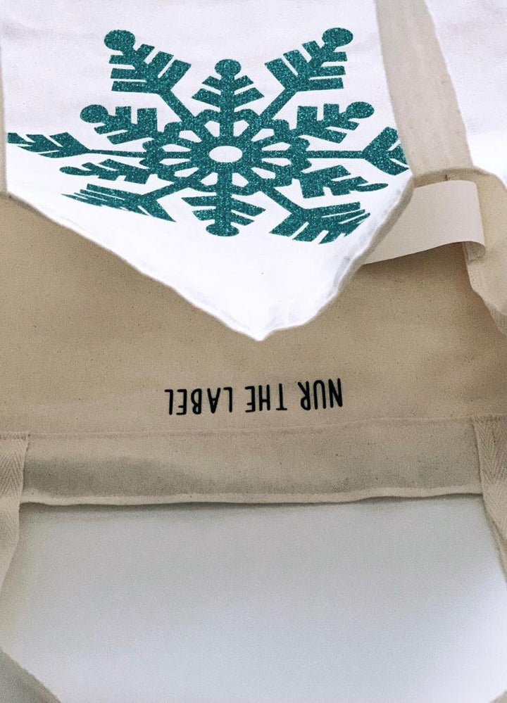Large Snowflake Gift Bag - Brand My Case