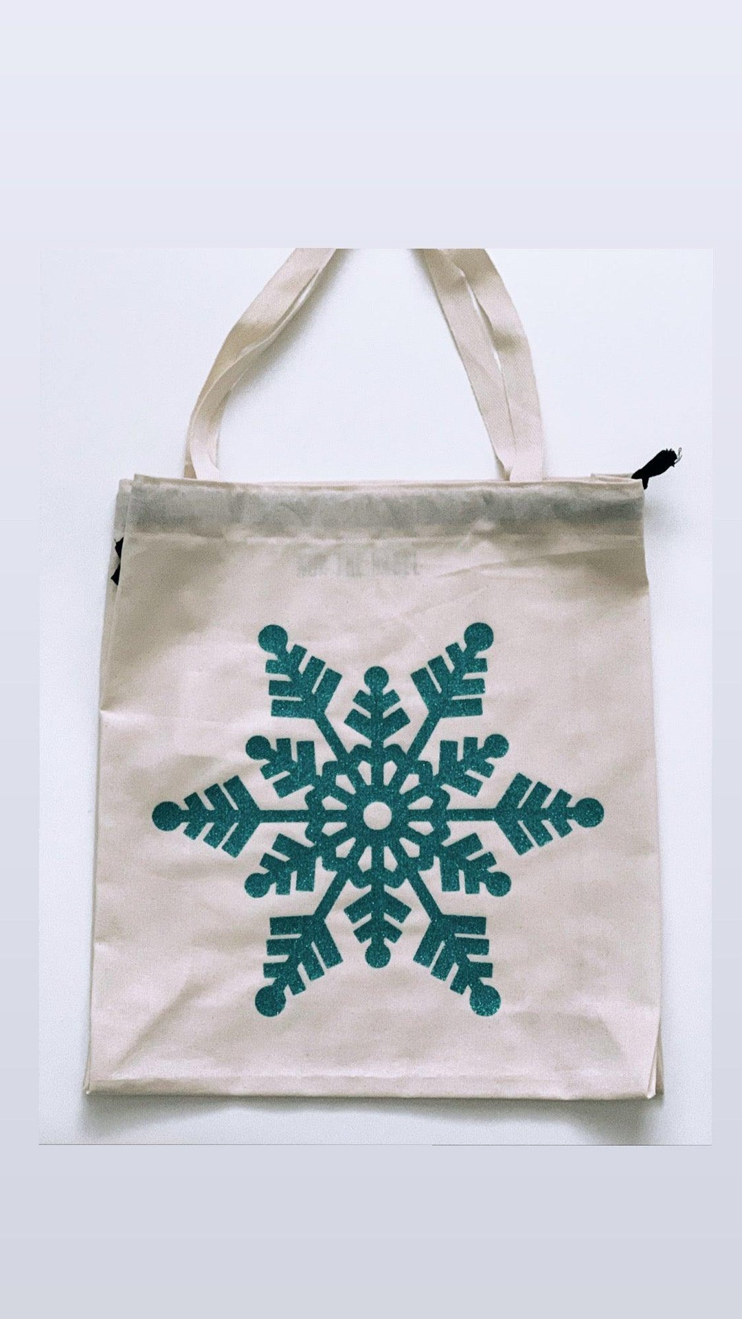 Large Snowflake Gift Bag - Brand My Case