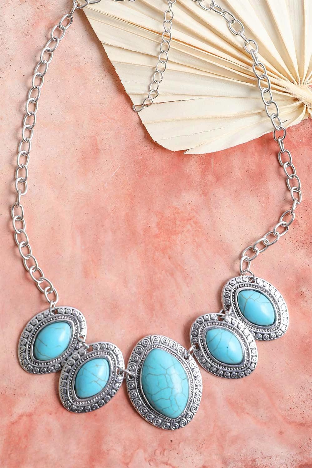 Leaflet Turquoise Necklace - Brand My Case