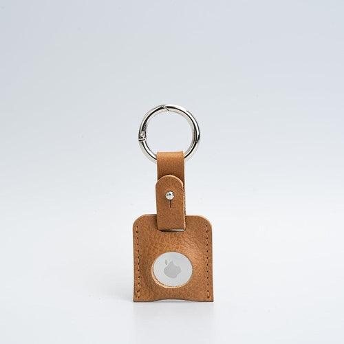 Leather airtag keychain - Brand My Case