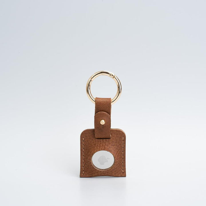 Leather airtag keychain - Brand My Case