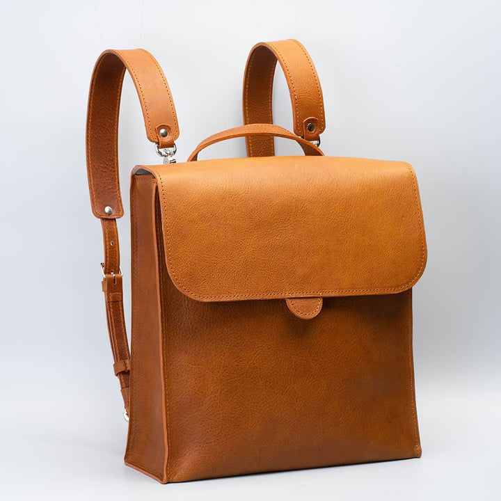 Leather backpack - Fibonacci - Brand My Case