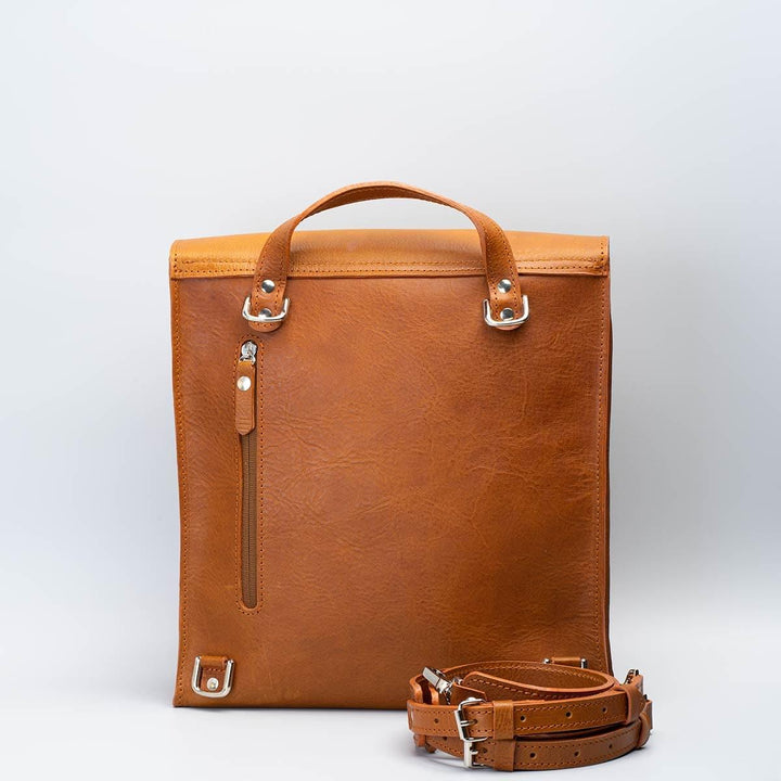 Leather backpack - Fibonacci - Brand My Case