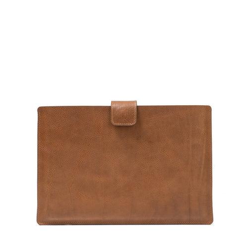 Leather Bag for MacBook with zipper pocket - Brand My Case