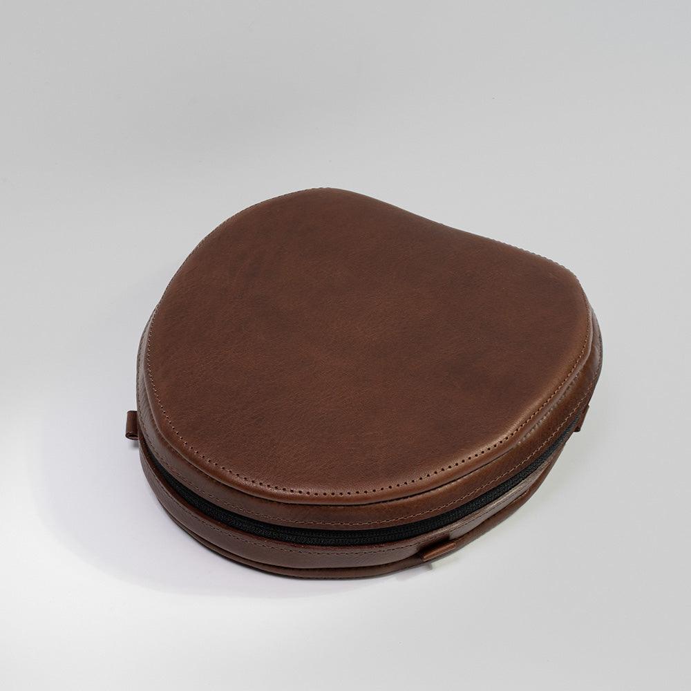 Leather Case for AirPods Max (Mahogany) - Brand My Case