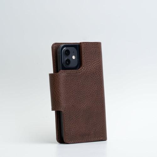 Leather folio wallet with Magsafe 1.0 - SALE - Brand My Case