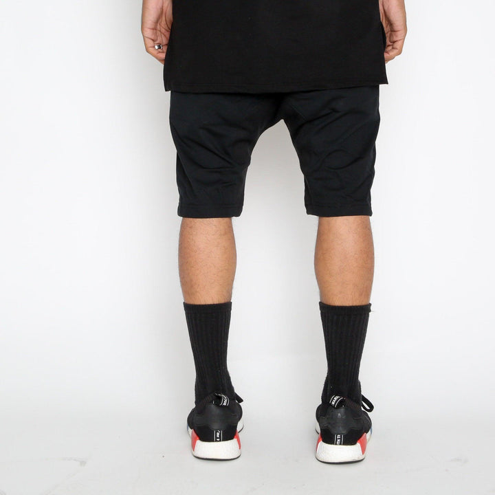 Leather Front Moto Shorts - Brand My Case