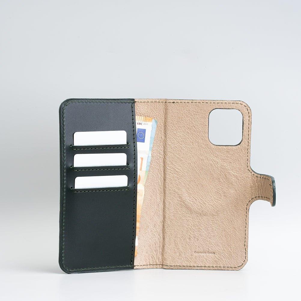Leather iPhone folio wallet 4.0 - SALE - Brand My Case