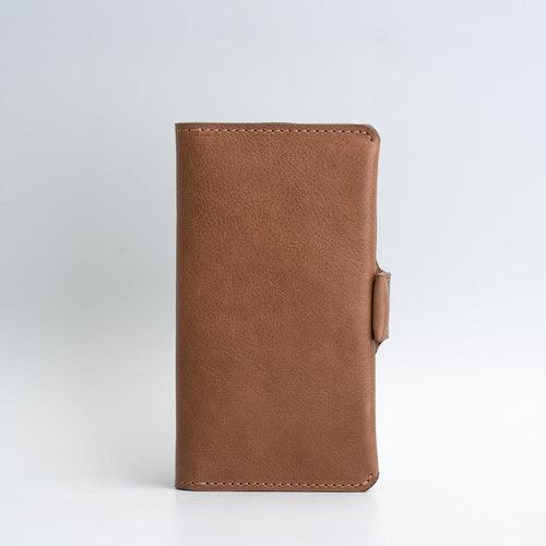 Leather iPhone folio wallet with Magsafe - The Minimalist 2.0 - Brand My Case
