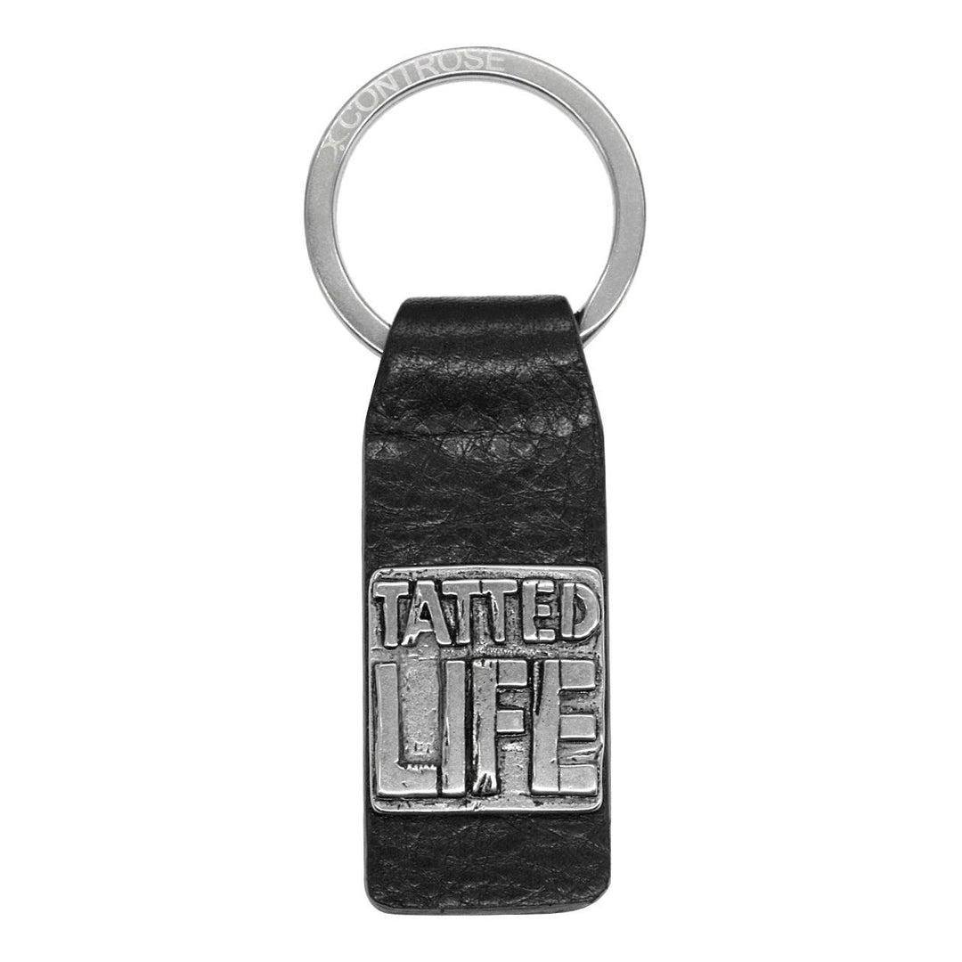 Leather Keychain With Message - TATTED LIFE - Brand My Case