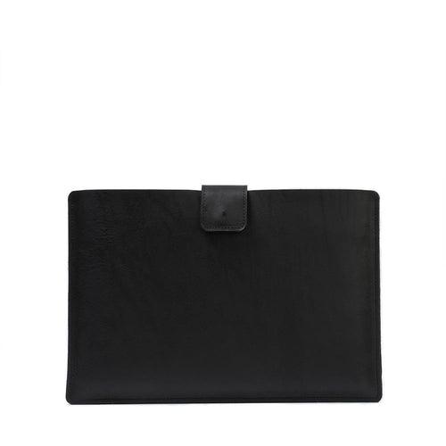 Leather Sleeve for iPad with zipper pocket - Brand My Case