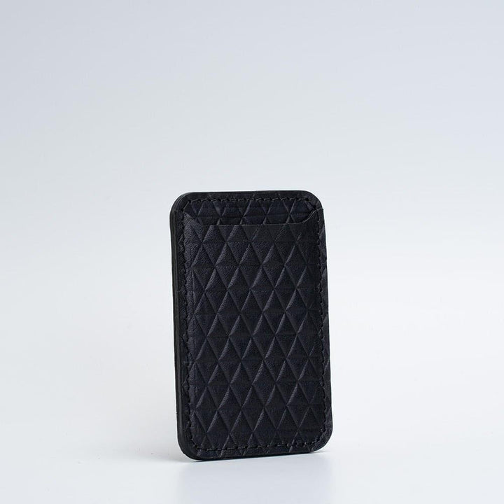 Leather wallet with MagSafe - Diamonds - Brand My Case