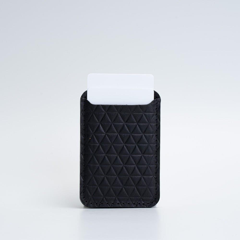 Leather wallet with MagSafe - Diamonds - Brand My Case