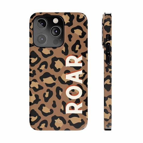 Leopard Print Slim Case for iPhone 14 Series - Brand My Case