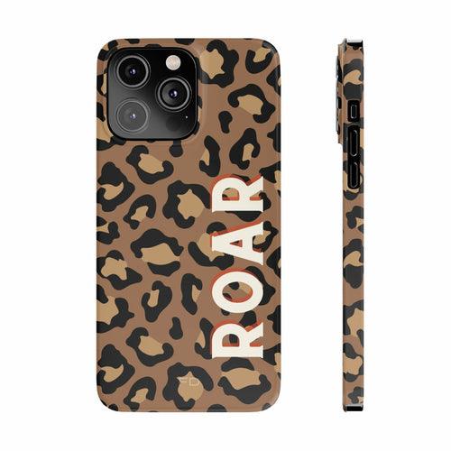 Leopard Print Slim Case for iPhone 14 Series - Brand My Case