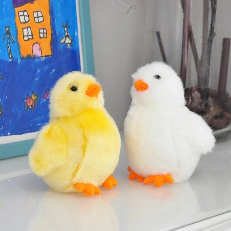 Lifelike duck doll yellow duck plush toy artificial animal plush toy gift 15cm collection toy simulation mole doll - Brand My Case