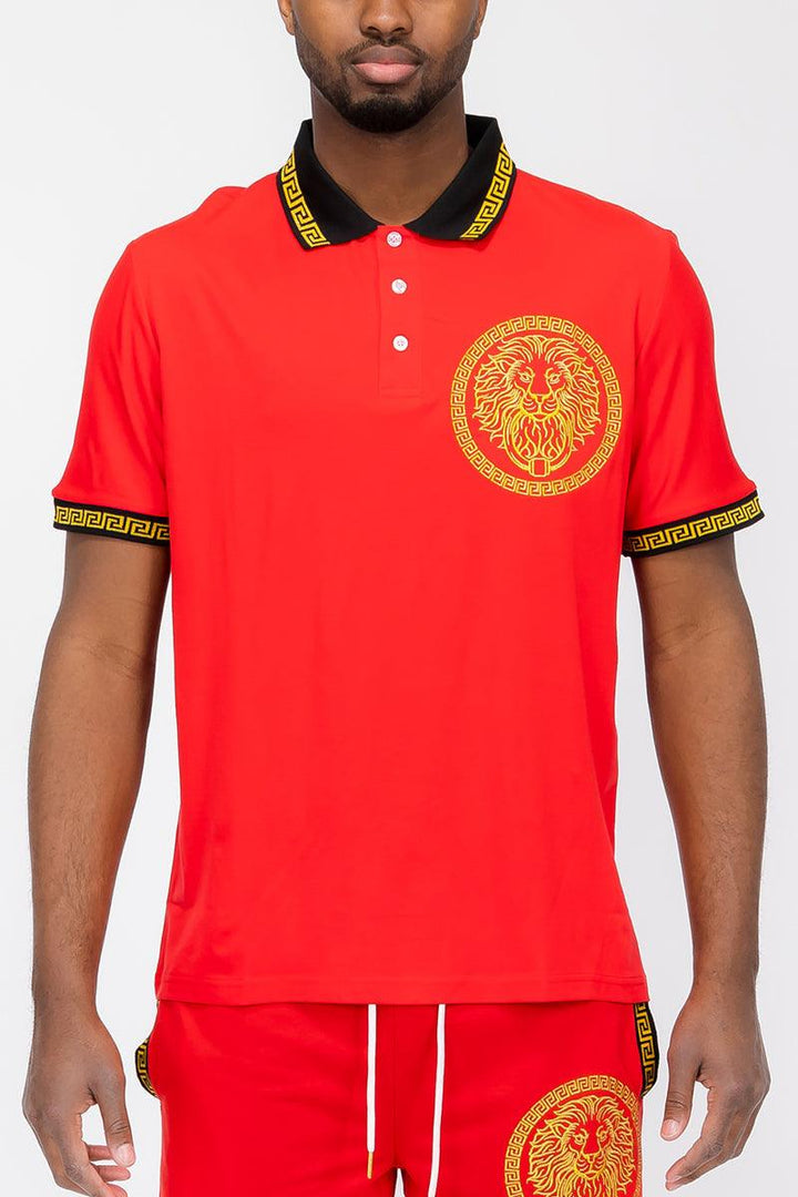 Lion Head Polo Shirt - Brand My Case