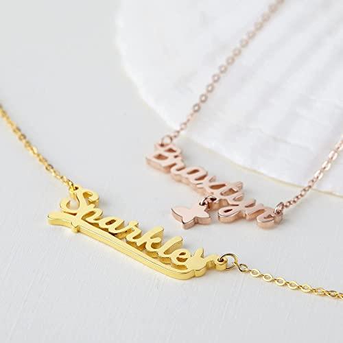 Little Girl Necklace, Baby Name Necklace, Toddler Gift, Baby Shower - Brand My Case