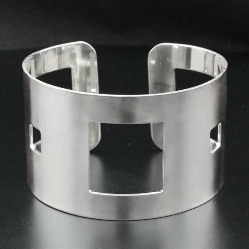 LO1952 - High polished (no plating) Stainless Steel Bangle with No - Brand My Case