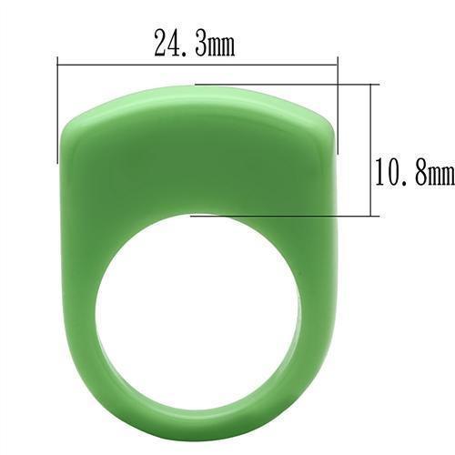 LO2384 - Resin Ring with Synthetic Synthetic Stone in Multi Color - Brand My Case
