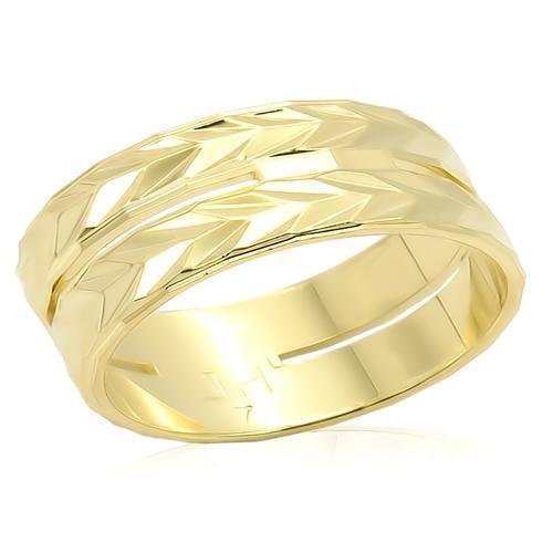 LO985 Gold Brass Ring - Brand My Case
