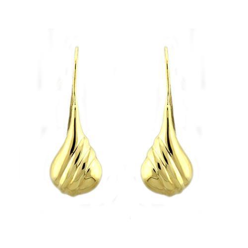 LOAS1335 Gold 925 Sterling Silver Earrings - Brand My Case