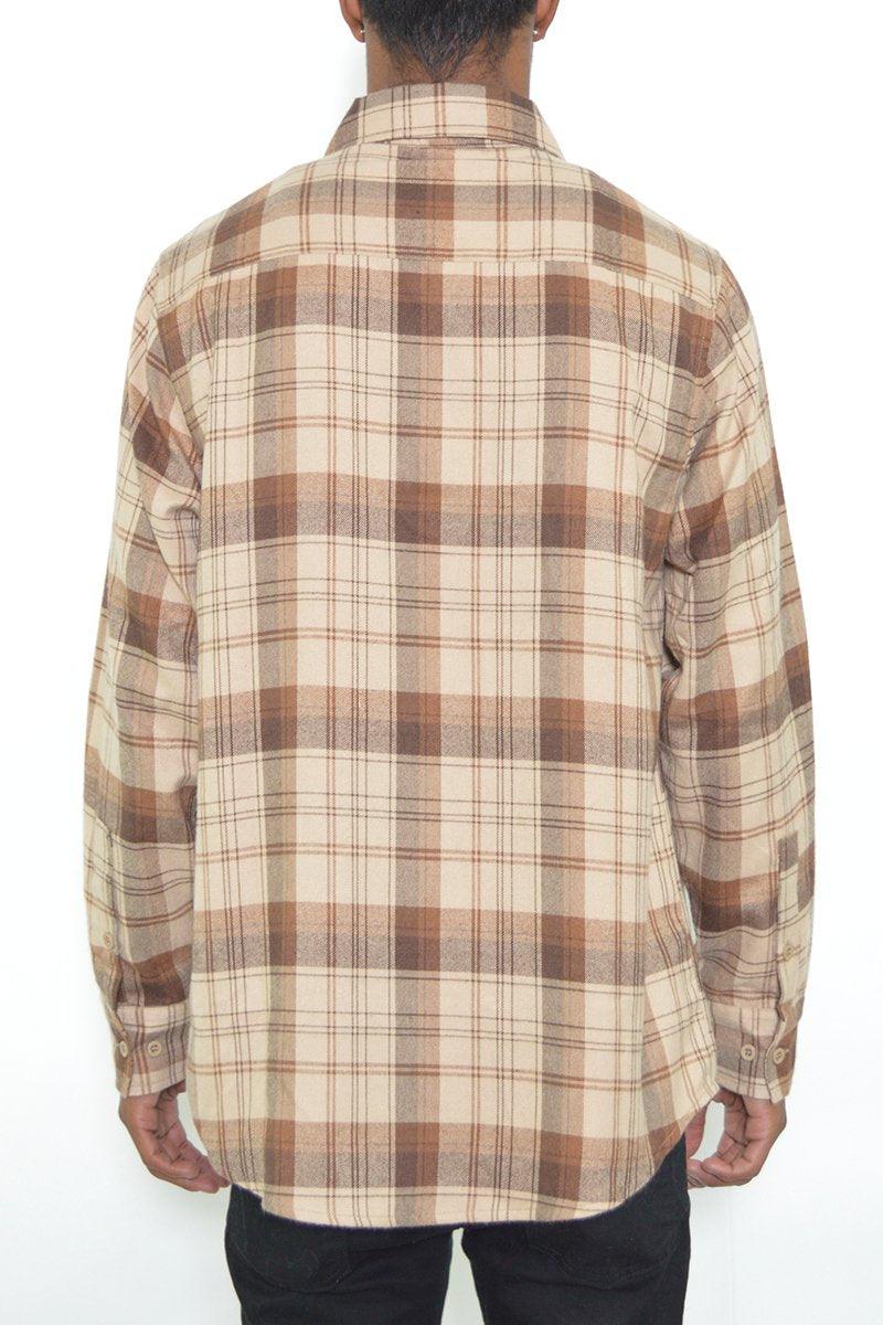 Long Sleeve Checkered Flannel Shirt - Brand My Case