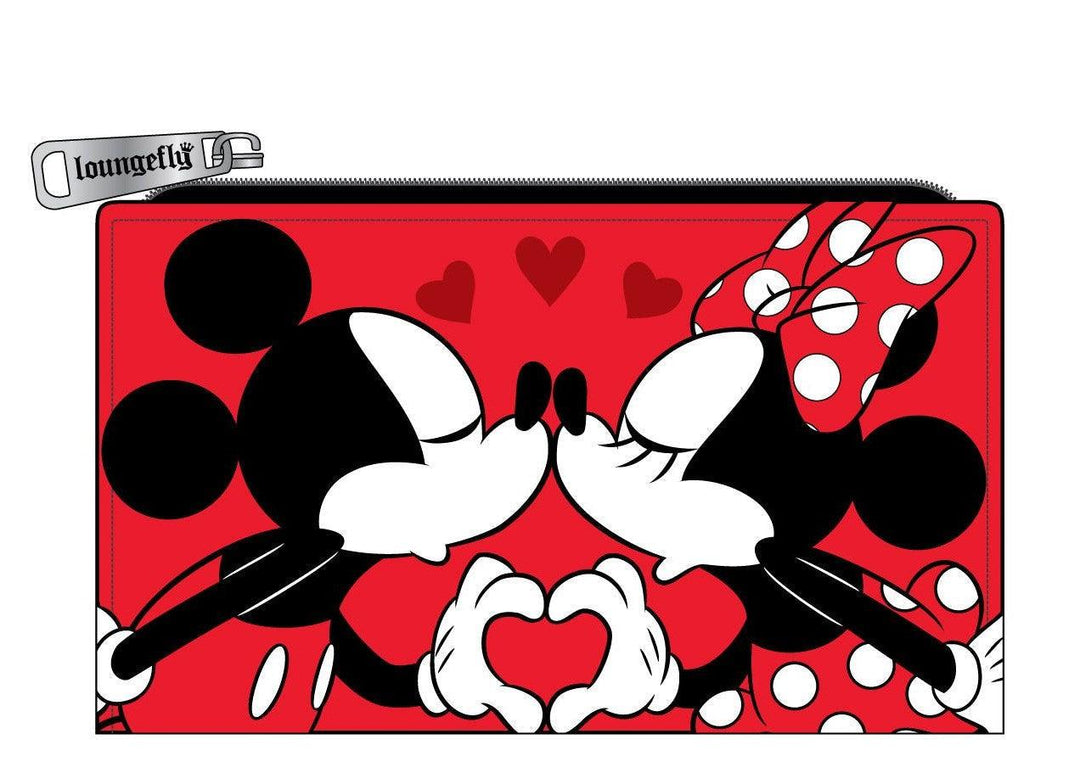 Loungefly - Disney Mickey and Minnie Valentines Flap Wallet - Brand My Case