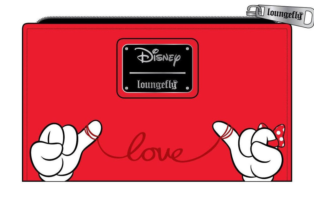 Loungefly - Disney Mickey and Minnie Valentines Flap Wallet - Brand My Case