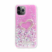 Love Heart Crystal Shiny Glitter Sparkling Jewel Case Cover for iPhone - Brand My Case