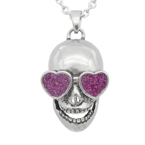 Love In Your Eyes Skull Necklace - Brand My Case