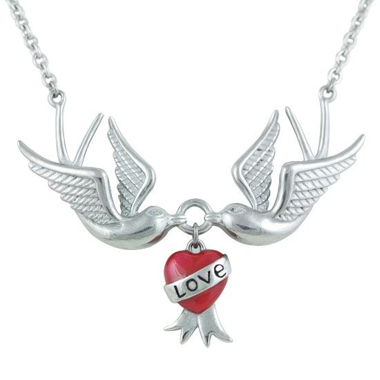 Love Swallows Necklace - Brand My Case