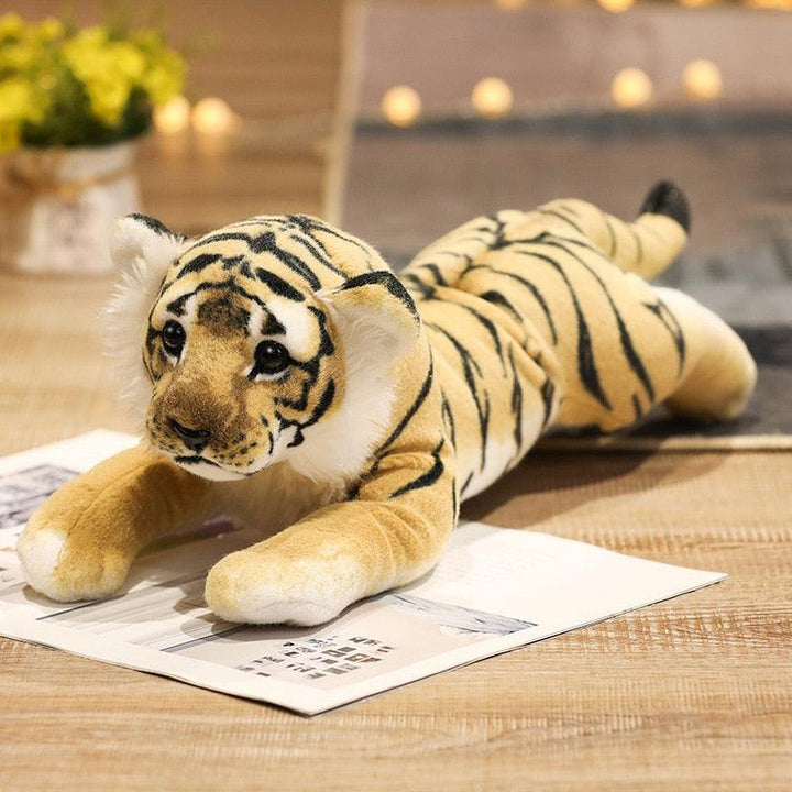 Lovely Simulation Lion Tiger Leopard Plush Toys Cute Stuffed Soft Real Like Animal Toys Child Kids Boys Birthday Decor Gift - Brand My Case