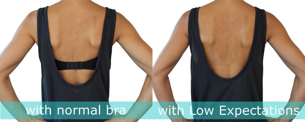 Low Expectations: low back bra converters - Brand My Case